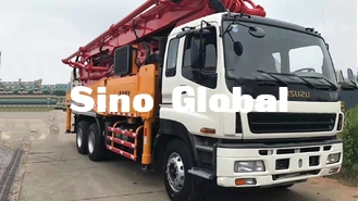 Handbetonpumpe-LKW Sany 46m des Rot-zweite mit Isuzu Chassis