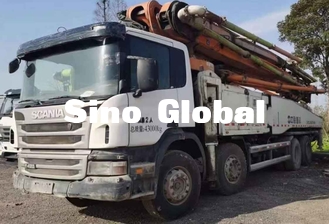 Zoomlion benutzte konkreten Boom-Pumpen-LKW 56 Meter mit Scania-Modell