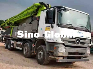 Zoomlion benutzte Betonpumpe-LKW, benutzter konkreter Boom tauscht 52 Meter 300KW