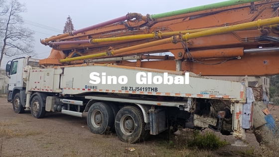 LKW Zoomlion 63M Used Concrete Pump mit Scania-Fahrgestellen mit Modell 2013