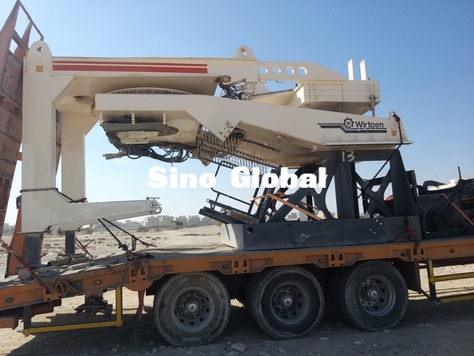 Inspektion 2500 verwendete Oberflächenbergmann Fräsmaschine Wirtgen mit 650mm 25 ″ Ausschnitt-Tiefe