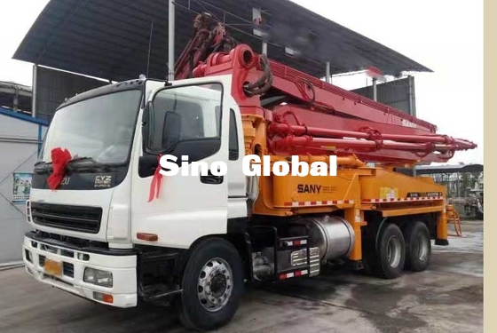 37 Meter verwendeter Betonpumpe-LKW 100m ³ /H 8.3mpa 12mpa Druck