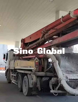 LKW Sany-Marken-37M Used Concrete Pump mit dem 5 Boom-Abschnitt