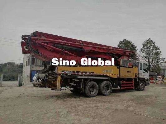 Benutzter Betonpumpe-LKW Sany 46 Meter mit 24,8 Tonnen Kapazität