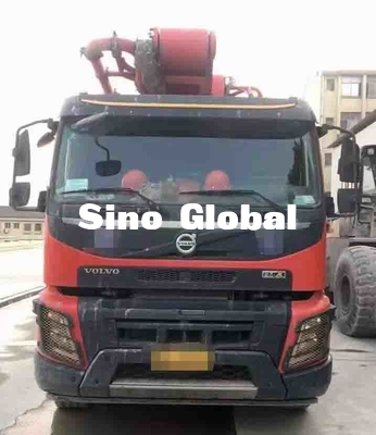 Sany 56m benutzte Betonpumpe-LKW mit Volvo-Fahrgestellen, die 172 m-³ /H ausgab