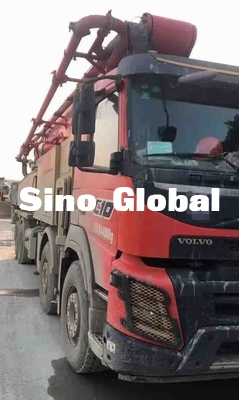 Sany 56m benutzte Betonpumpe-LKW mit Volvo-Fahrgestellen, die 172 m-³ /H ausgab
