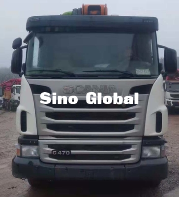 LKW Zoomlion 63M Used Concrete Pump mit Scania-Fahrgestellen mit Modell 2013