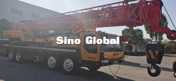 2. Hand 75 Ton Truck Crane Sany STC75 mit 12m Hauptboom 80Km/h