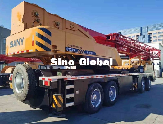 2. Hand 75 Ton Truck Crane Sany STC75 mit 12m Hauptboom 80Km/h