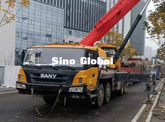 Sany benutzte Boom-LKW-Kran, 75 geraden Arm Ton Lorry Cranes STC50S