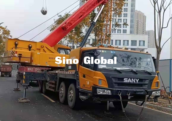 Sany benutzte Boom-LKW-Kran, 75 geraden Arm Ton Lorry Cranes STC50S