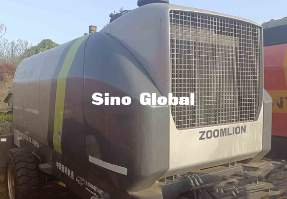 Schwarze grüne benutzte konkrete Anhänger-Pumpe Zoomlion HBT80 174kw