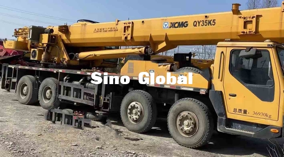zweite Hand-XCMG Boom-LKW, 35 Ton Truck Crane Sany QY35K5