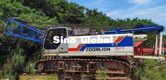 Benutztes Modell 61 Ton Gewicht Zoomlion Marke der Raupenkran-70 Tonnen-QUY70