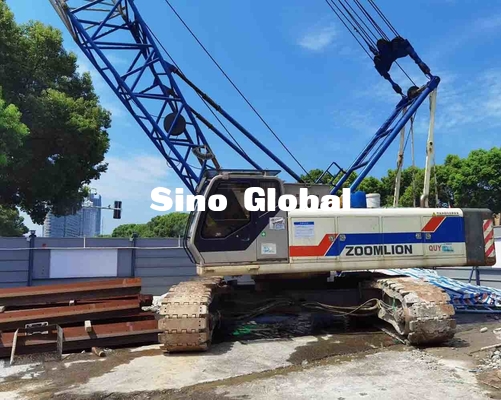 Benutztes Modell 61 Ton Gewicht Zoomlion Marke der Raupenkran-70 Tonnen-QUY70