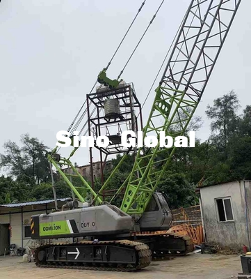 Verwendetes QUY80 Zoomlion 80 Ton Crawler Crane mit 58m Boom-Länge