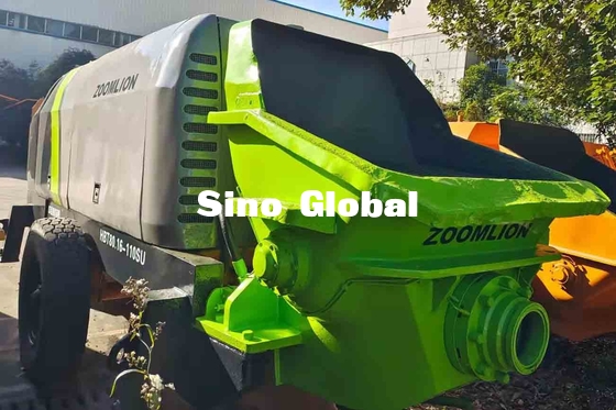 Verwendete elektrische Trichter-Kapazität Anhänger-Betonpumpe Zoomlion 600L